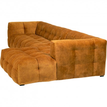 Corner Sofa Salamanca velvet ochre right Kare Design Corner Sofa Salamanca velvet ochre right Kare Design