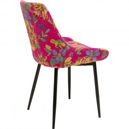 Stoel East Side Flower Fever roze Kare Design