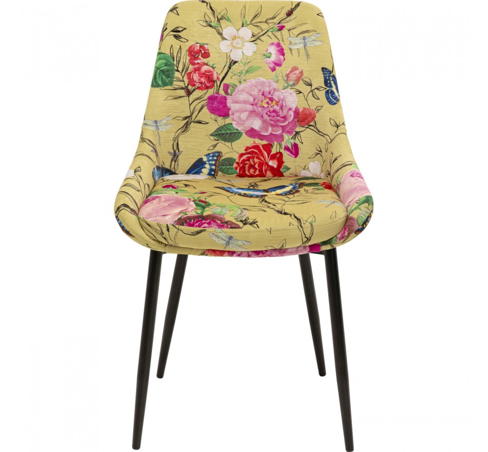 Stoel East Side Flower Fever geel Kare Design Stoel East Side Flower Fever geel Kare Design