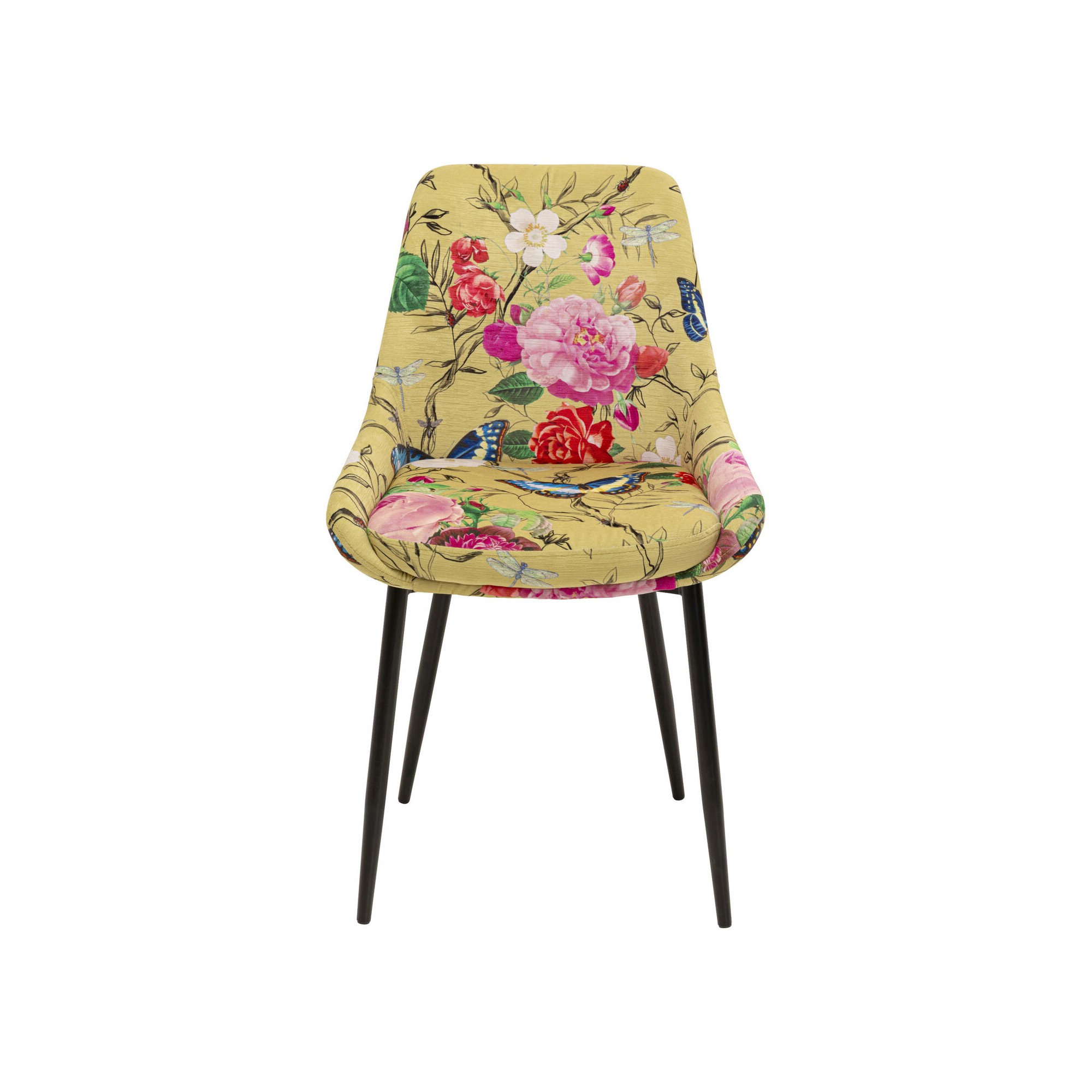 Stoel East Side Flower Fever geel Kare Design