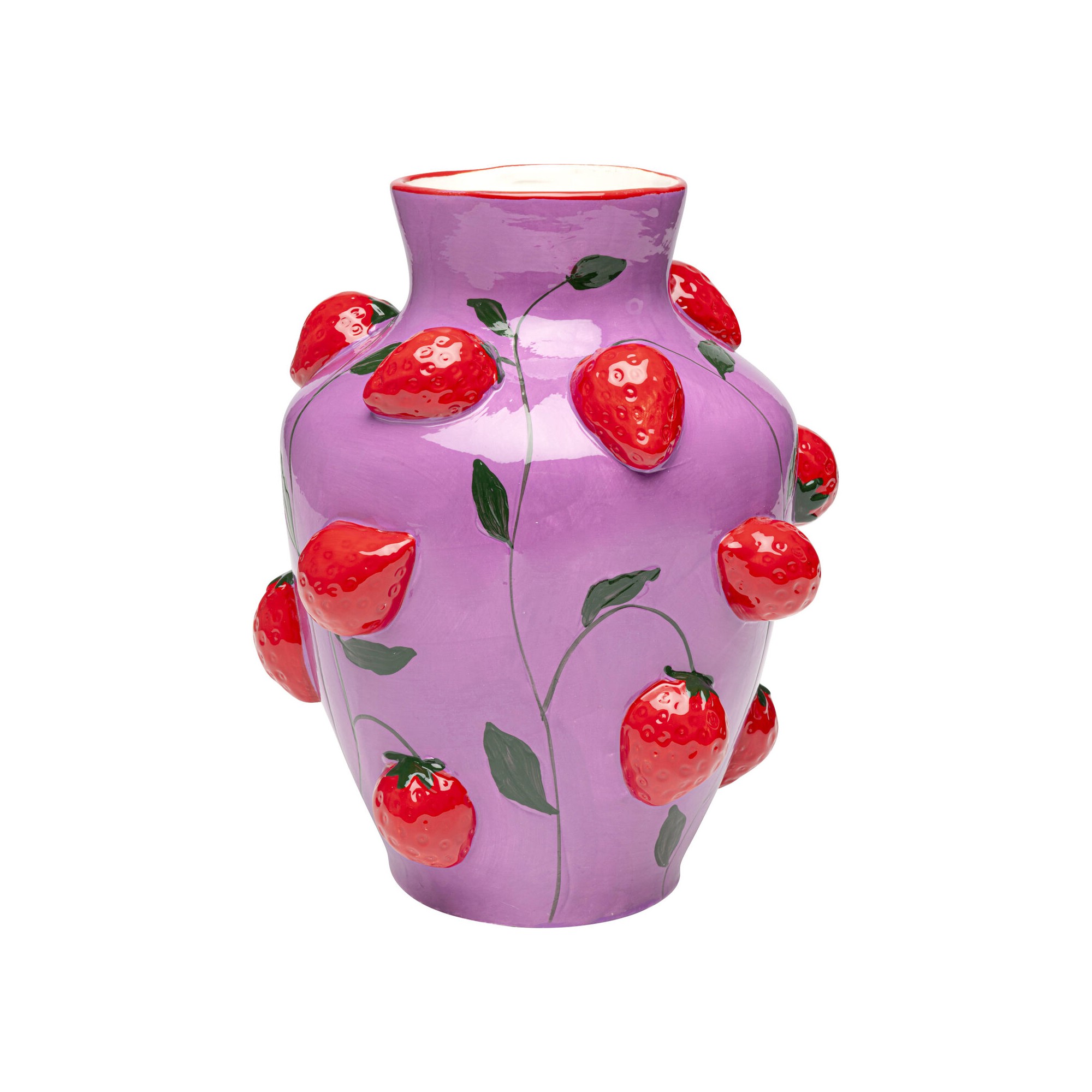 Vase wild strawberries Kare Design