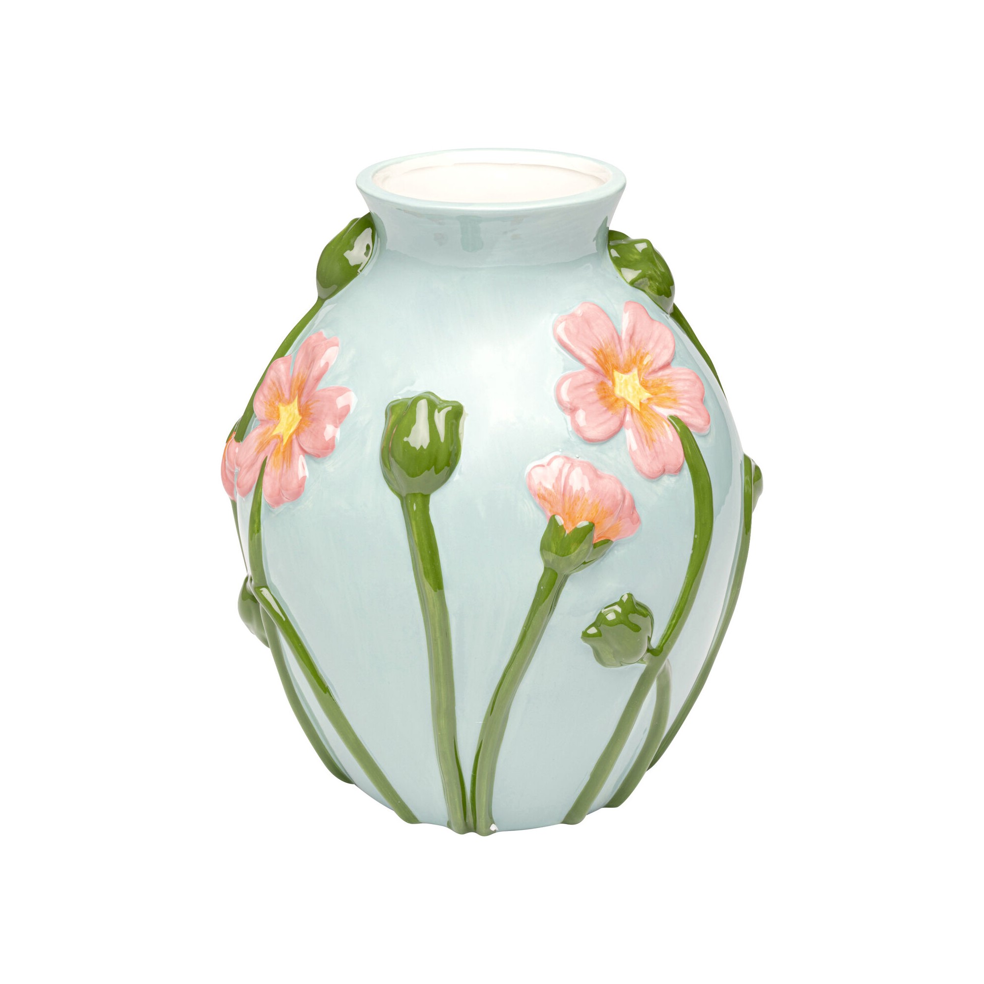 Vase flowers blue Kare Design