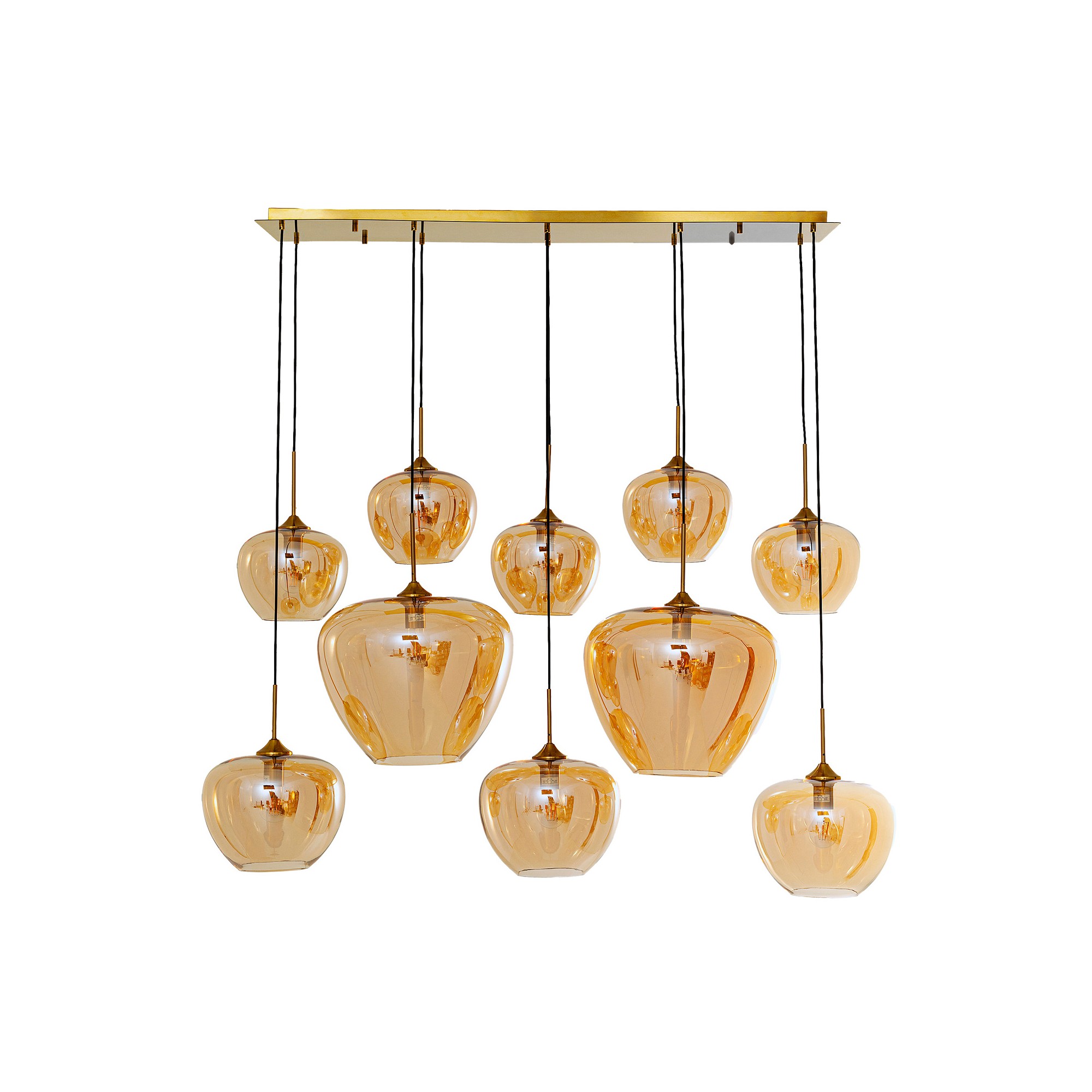 Pendant Lamp Sphere 10 amber Kare Design
