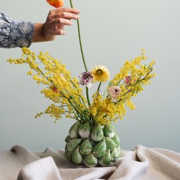 Steengoed groene vijgenvaas - Fichi - Kare Design