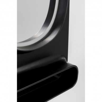 Spiegel Aero LED 141x80cm zwart Kare Design