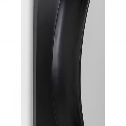 Spiegel Aero LED 141x80cm zwart Kare Design