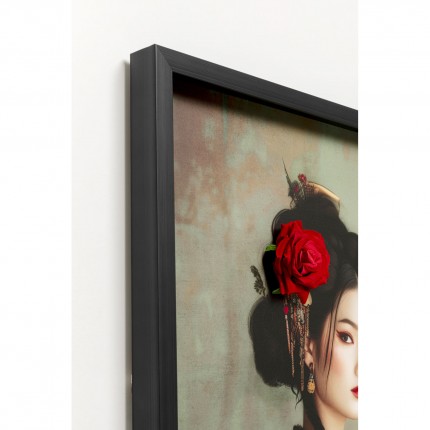 Schilderij vrouw in kimono 84x124cm Kare Design