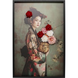 Tableau sur toile Kimono Girl 84x124cm