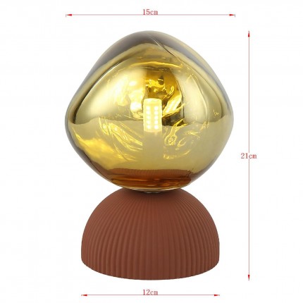 Table Lamp Magic Ball 21cm gold Kare Design Table Lamp Magic Ball 21cm gold Kare Design