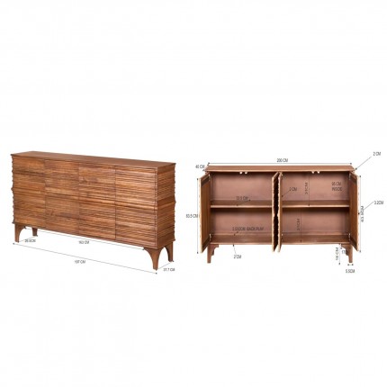 Dressoir Santos 4 deuren Kare Design Dressoir Santos 4 deuren Kare Design