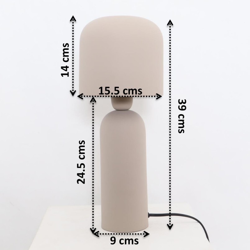 Beige steel lamp - Maya - Kare Design
