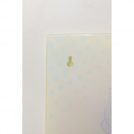 Wandfoto LED komieks vrouw 39x39cm Kare Design