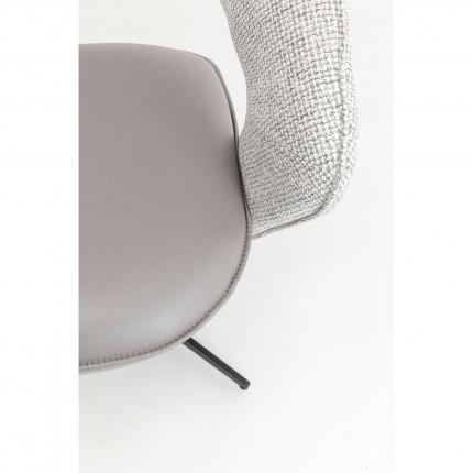 Swivel Chair Spacey grey Kare Design