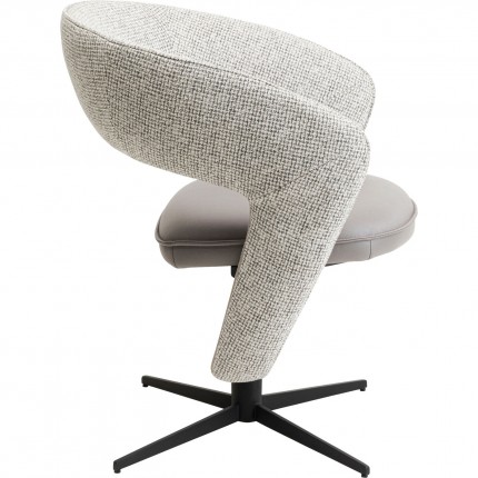 Swivel Chair Spacey grey Kare Design