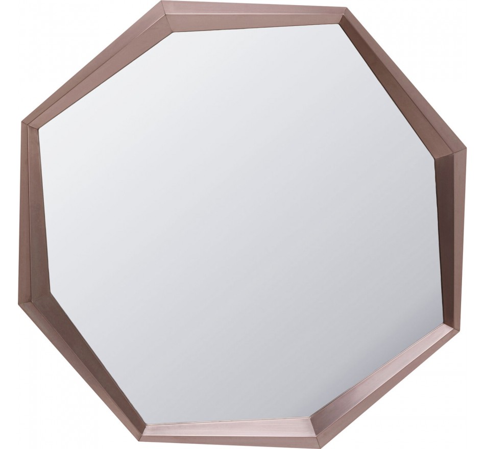Wall Mirror Octagon 120x120cm coffee Kare Design