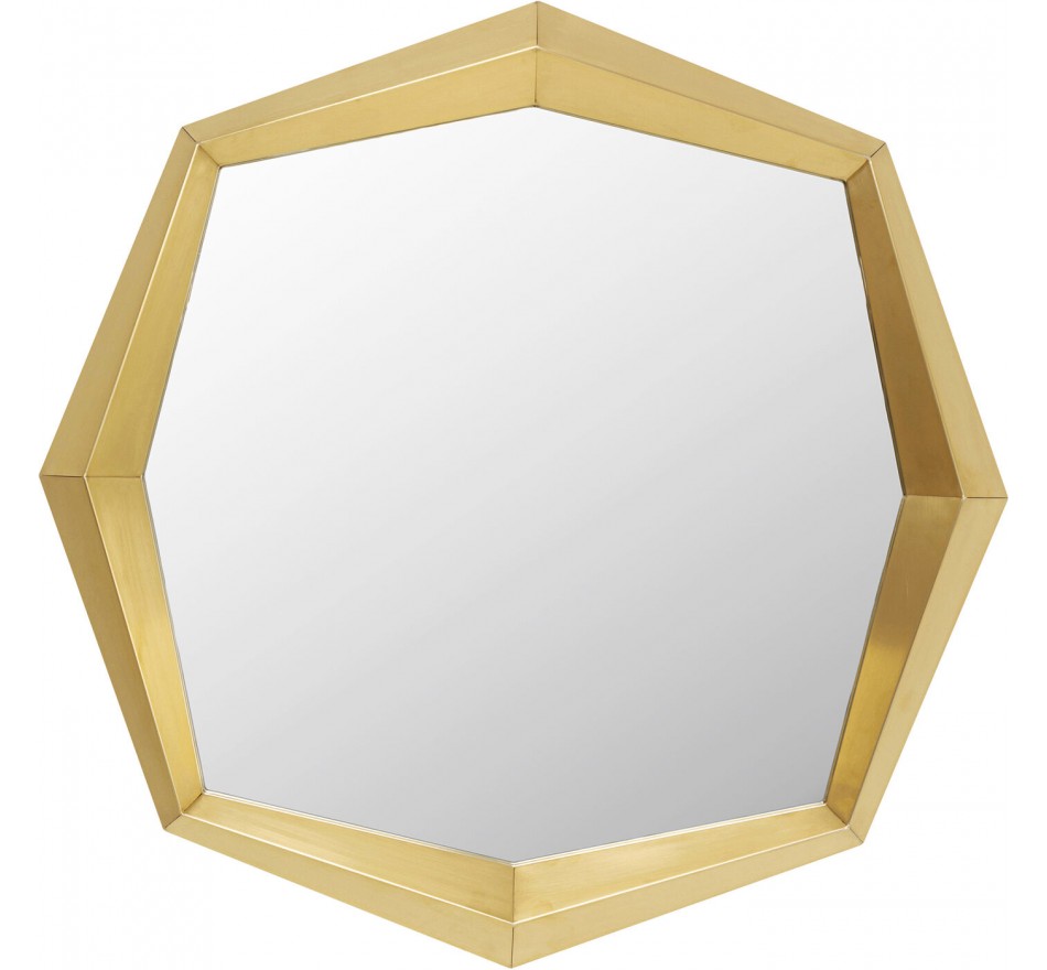 Spiegel Octagon 80x80cm goud Kare Design