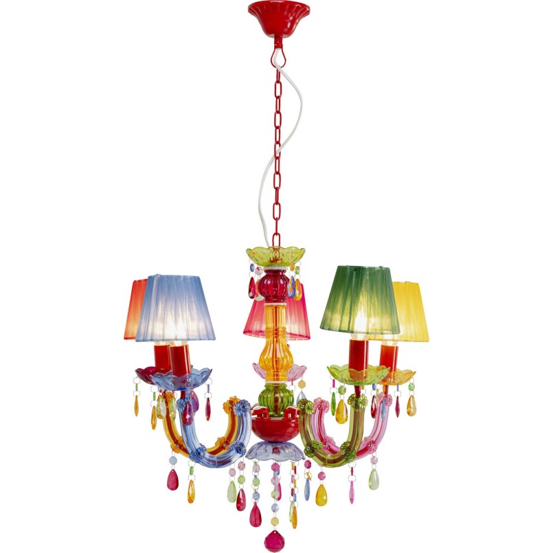 Suspension Starlight 5 branches multicolore