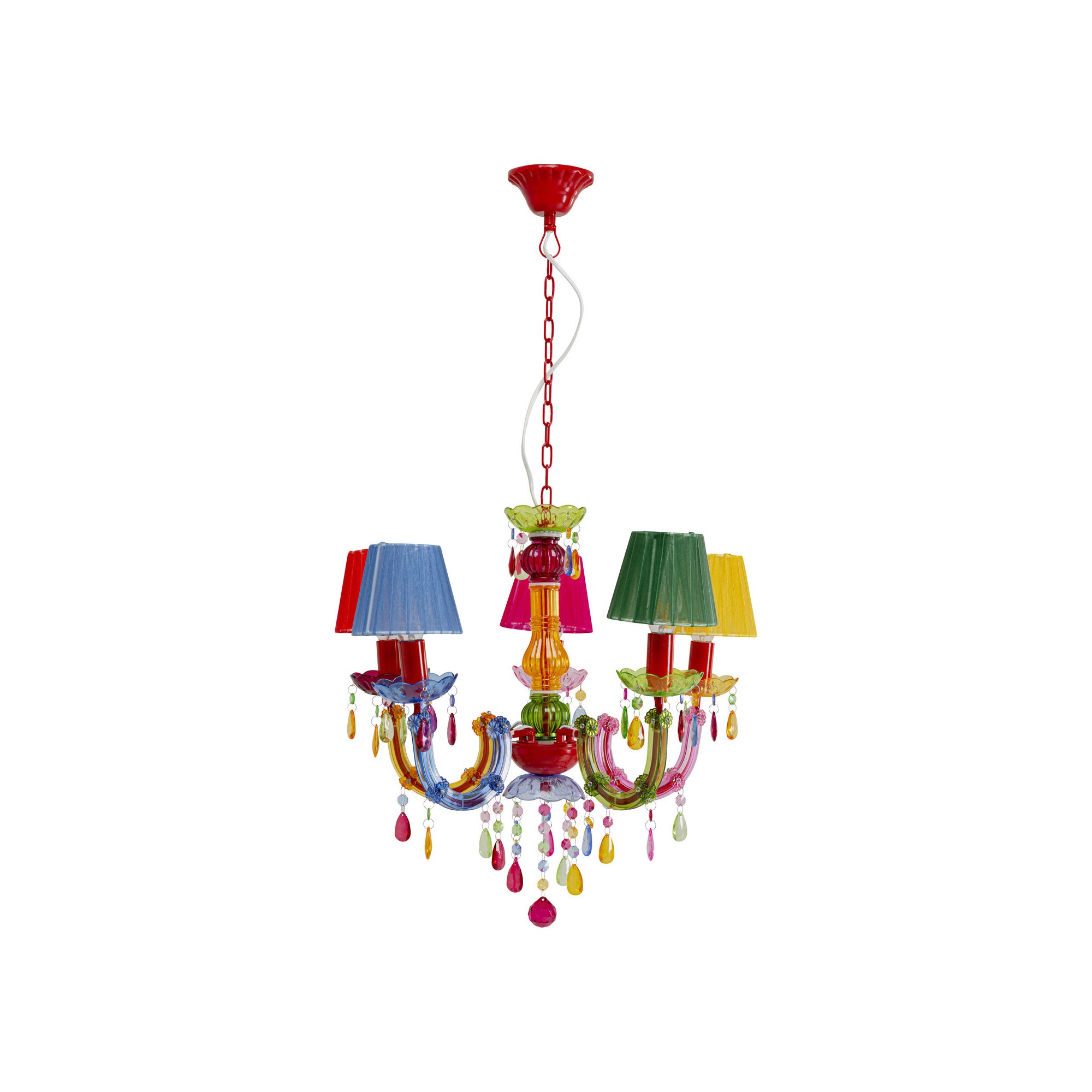 Suspension Starlight 5 branches multicolore