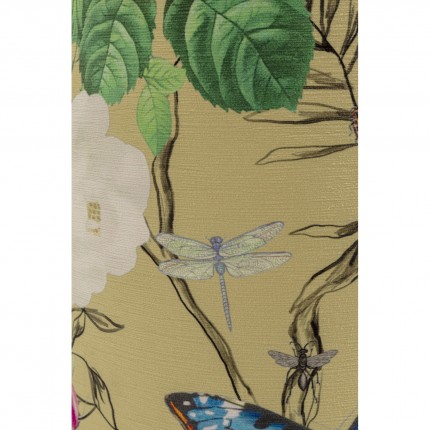 Kruk Flower Fever Ø39cm geel Kare Design