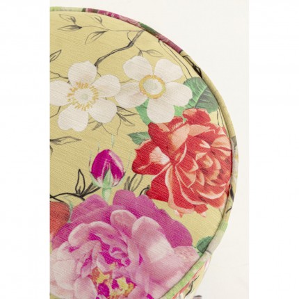 Stool Flower Fever Ø39cm yellow Kare Design