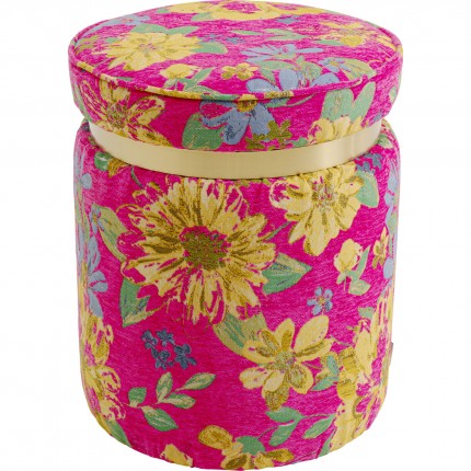 Kruk Flower Fever Ø39cm roze Kare Design