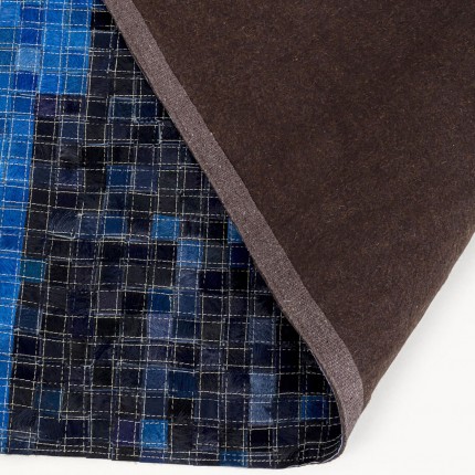 Vloerkleed Stream blauw 240x170cm Kare Design