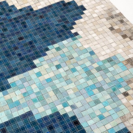 Carpet Stream blue 240x170cm Kare Design