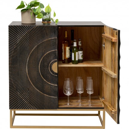 Dressoir Madeira 2 deuren zwart Kare Design