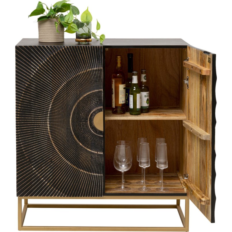 Sideboard Madeira 2 doors black Kare Design
