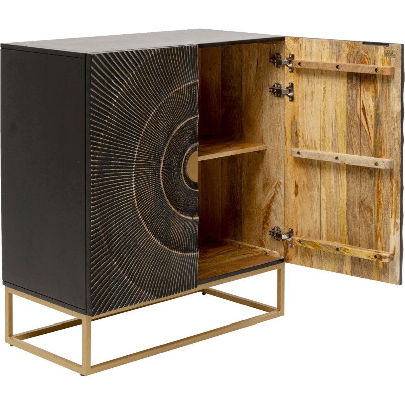 Dressoir Madeira 2 deuren zwart Kare Design