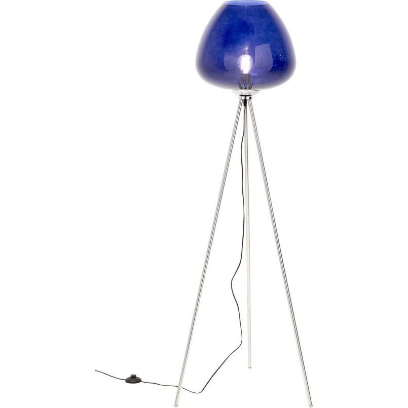 Floor Lamp Sphere 146cm blue Kare Design