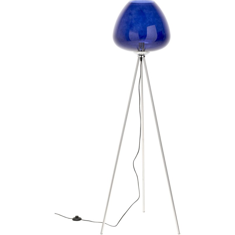 Vloerlamp Sphere 146cm blauw Kare Design