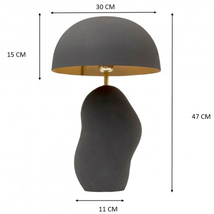 Table Lamp Nube black Kare Design
