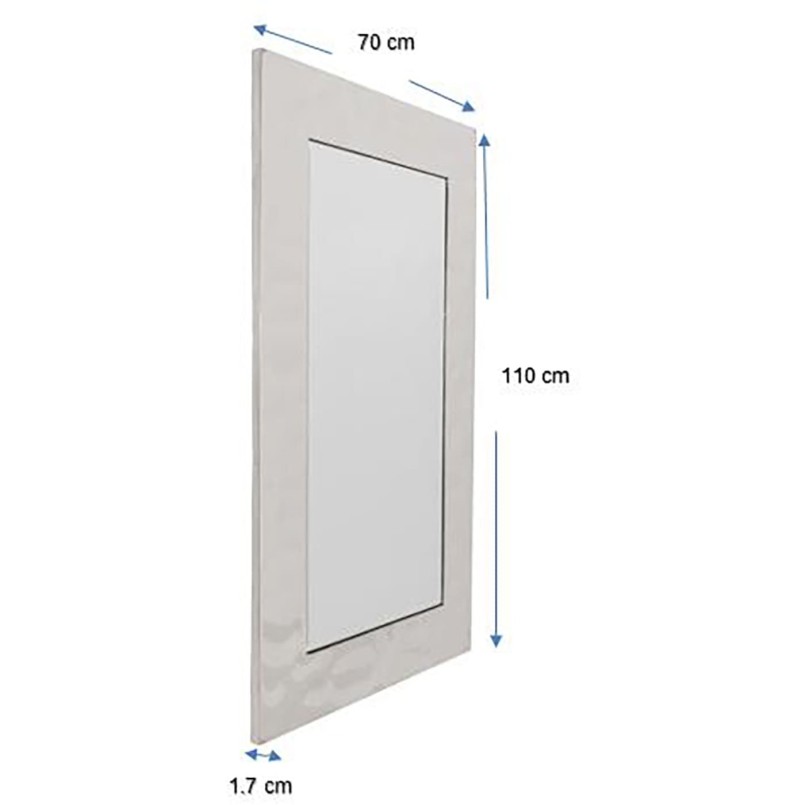 Wall Mirror Caldera 110x70cm chrome Kare Design