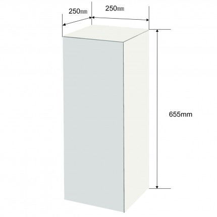 Bijzettafel Luxury 65cm zilver Kare Design