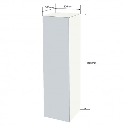 Bijzettafel Luxury 110cm zilver Kare Design