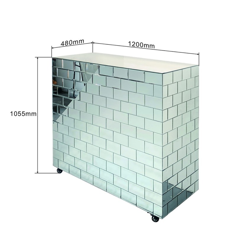 Spiegelstang met wielen - Solea - Kare Design