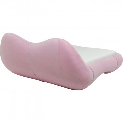 Bed Fluid Dreams 180x200cm pink Kare Design