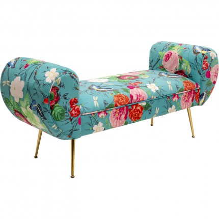 Bench Trono Flower Fever blue Kare Design