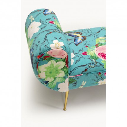 Bench Trono Flower Fever blue Kare Design