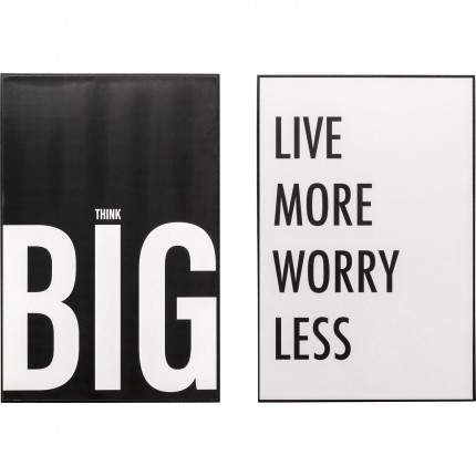 Framed Picture Big More (2/Set) Kare Design