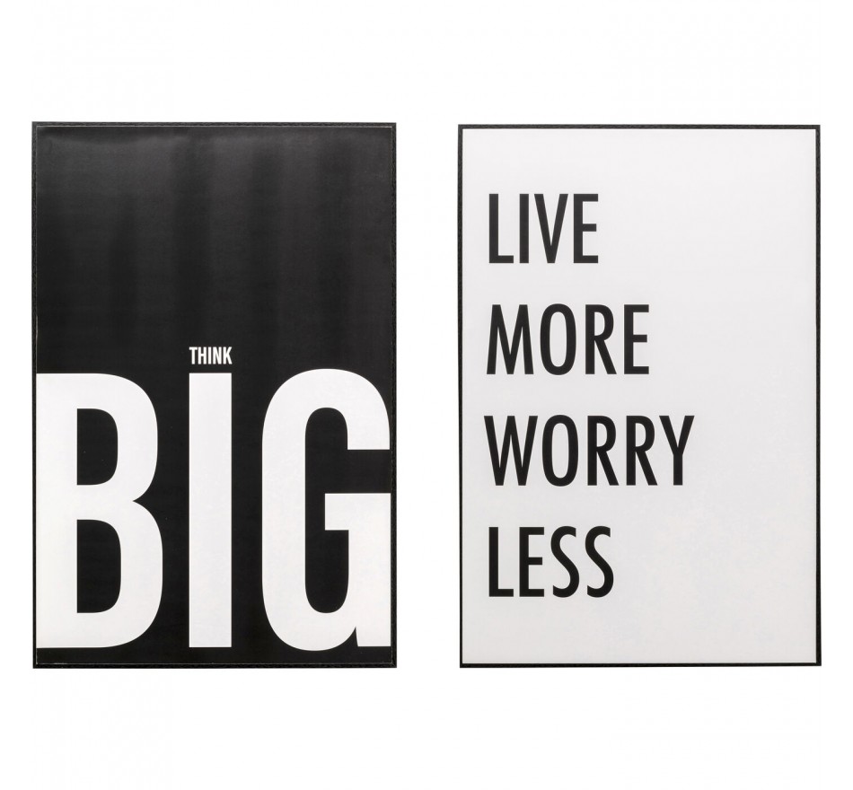 Framed Picture Big More (2/Set) Kare Design