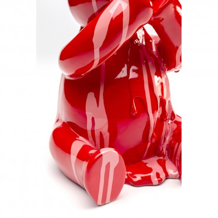 Woonaccessoires beer zittend ijs rood Kare Design