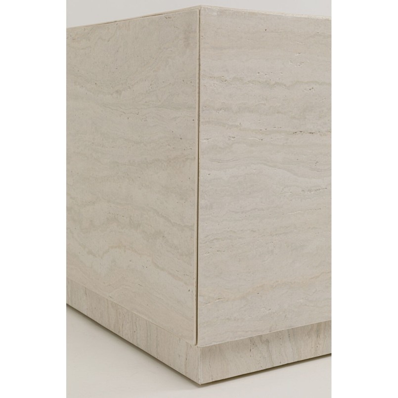 Table basse Travertino Trunk 80x60cm
