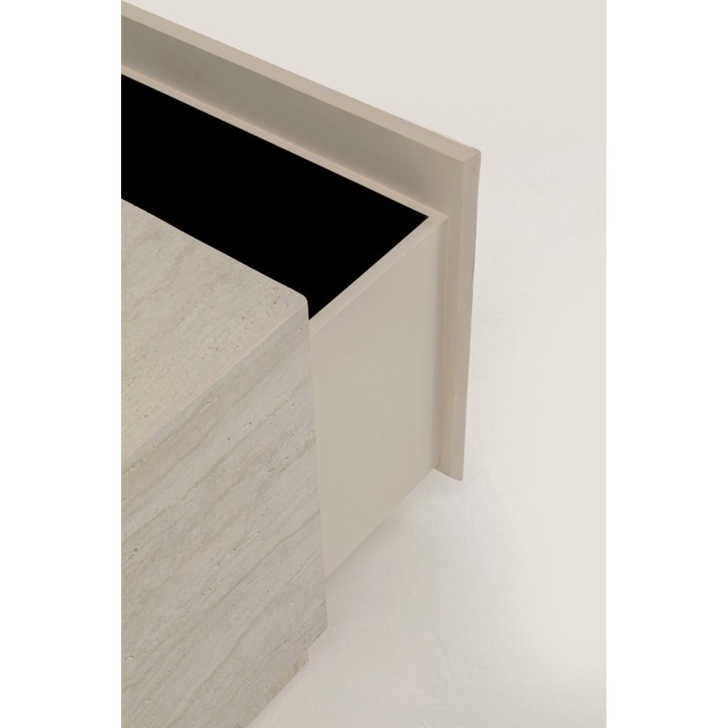 Table basse Travertino Trunk 80x60cm