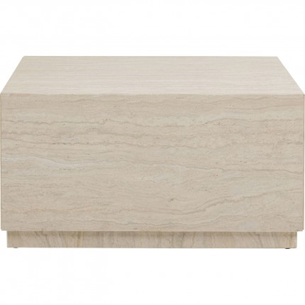 Coffee Table with drawers Travertino 80x60cm Kare Design