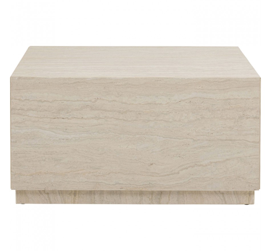 Coffee Table with drawers Travertino 80x60cm Kare Design