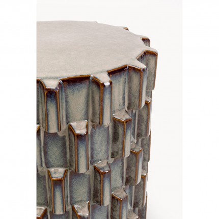 Bijzettafel Arrivato Sting Ø35cm blauw Kare Design