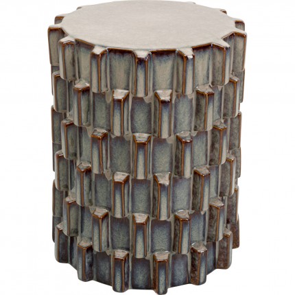 Bijzettafel Arrivato Sting Ø35cm blauw Kare Design