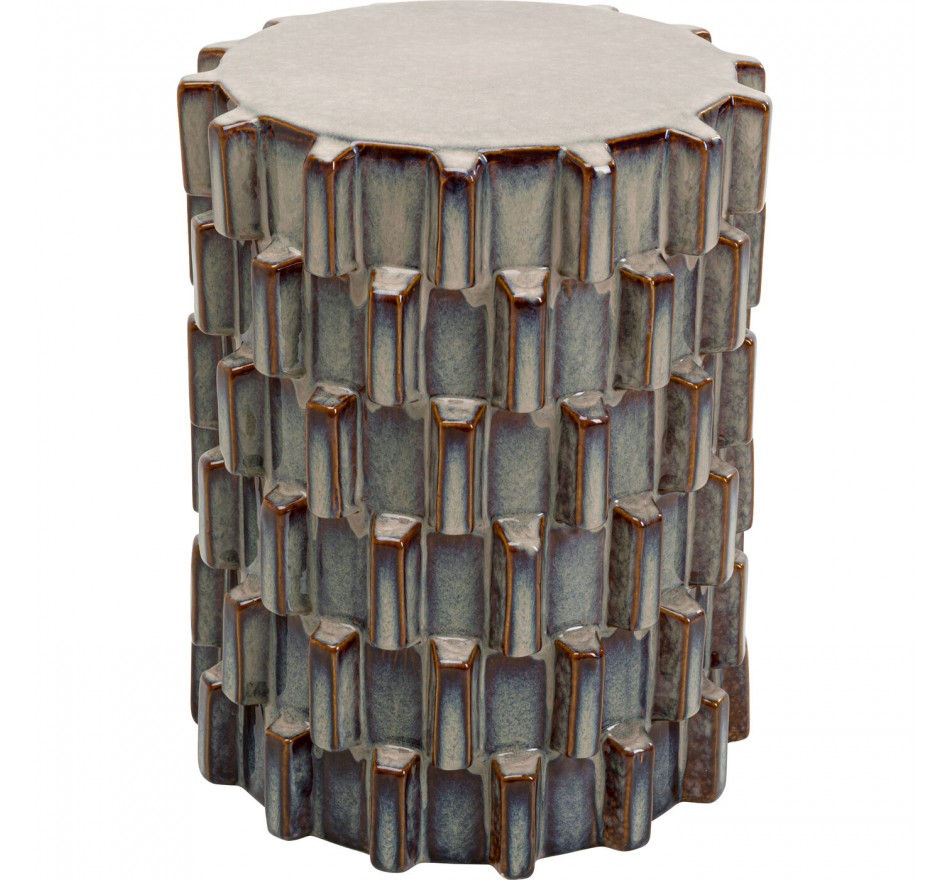 Bijzettafel Arrivato Sting Ø35cm blauw Kare Design